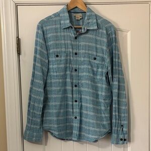 Stylish Light Blue Casual Button Down Shirt